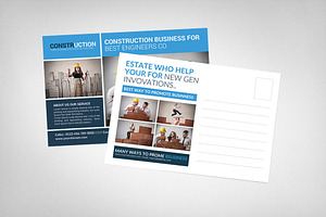 Construction Postcard Templates