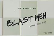 Blast Men – Handwritten Marker Font, a Handwritten Font by BeadyLab (Thumbnail 1 of 9)