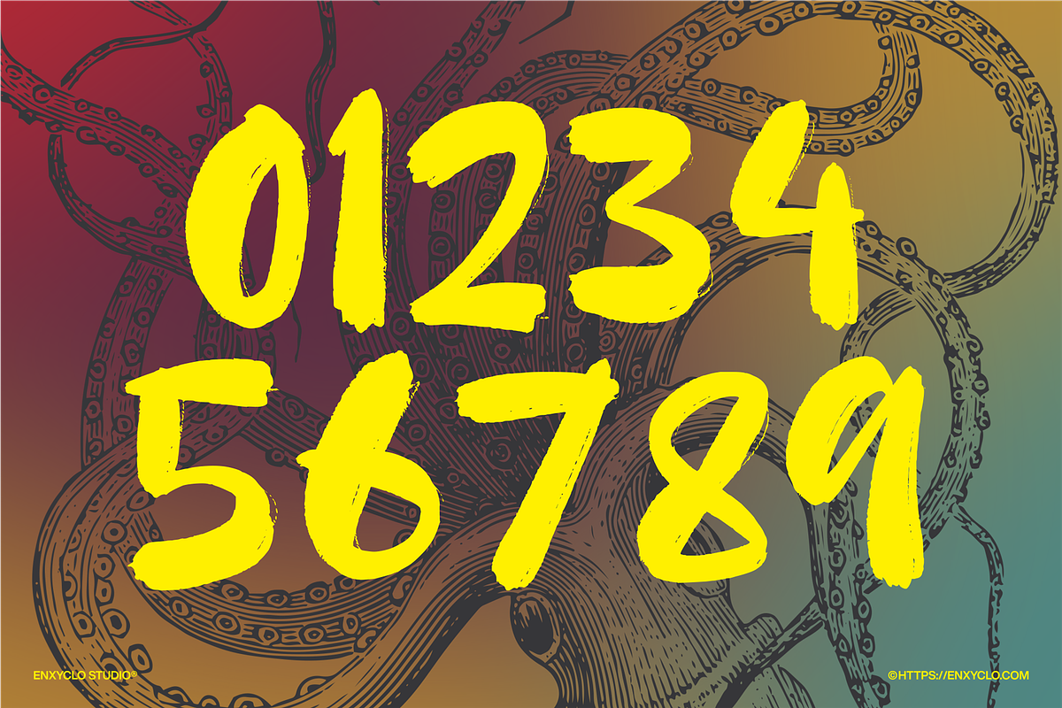 Sadigo Urbane - Rough Brush, a Handwritten Font by Enxyclo Studio (Photo 9 of 12)