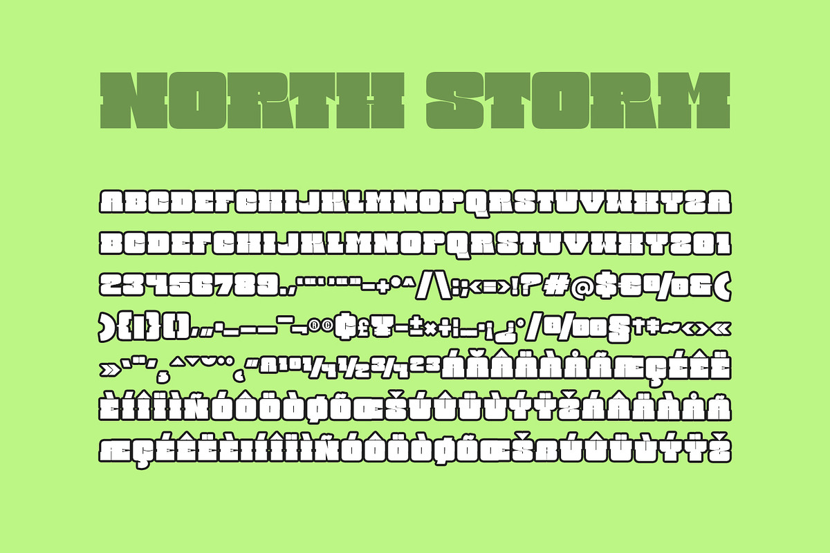 North Storm, a Serif Font by Foxtype (Photo 6 of 6)