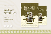 Sereni Tea - Flyer, a Card Template by Fannan Studio (Thumbnail 1 of 3)