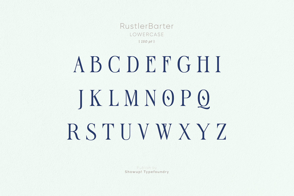 Rustler Barter, a Serif Font by ShowUp! Studio (Photo 11 of 22)