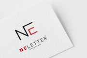 Initial Letter NE Logo Template, a Branding & Logo Template by mesuka (Thumbnail 1 of 2)