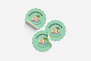 Sticker Mockup, a Product Mockup by Indah (Thumbnail 6 of 6)