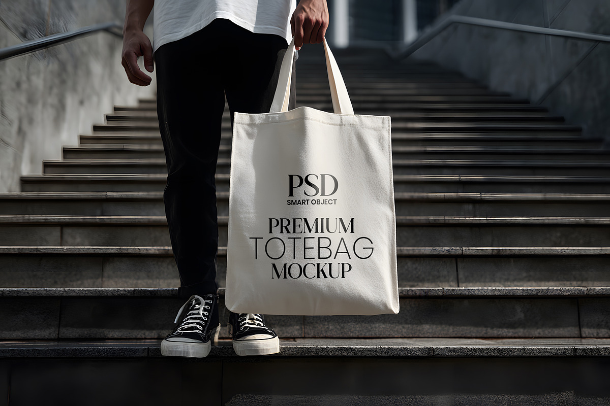 Tote Bag Mockup Bundle, a Product Mockup by GenesisCreativeCo (Photo 8 of 9)