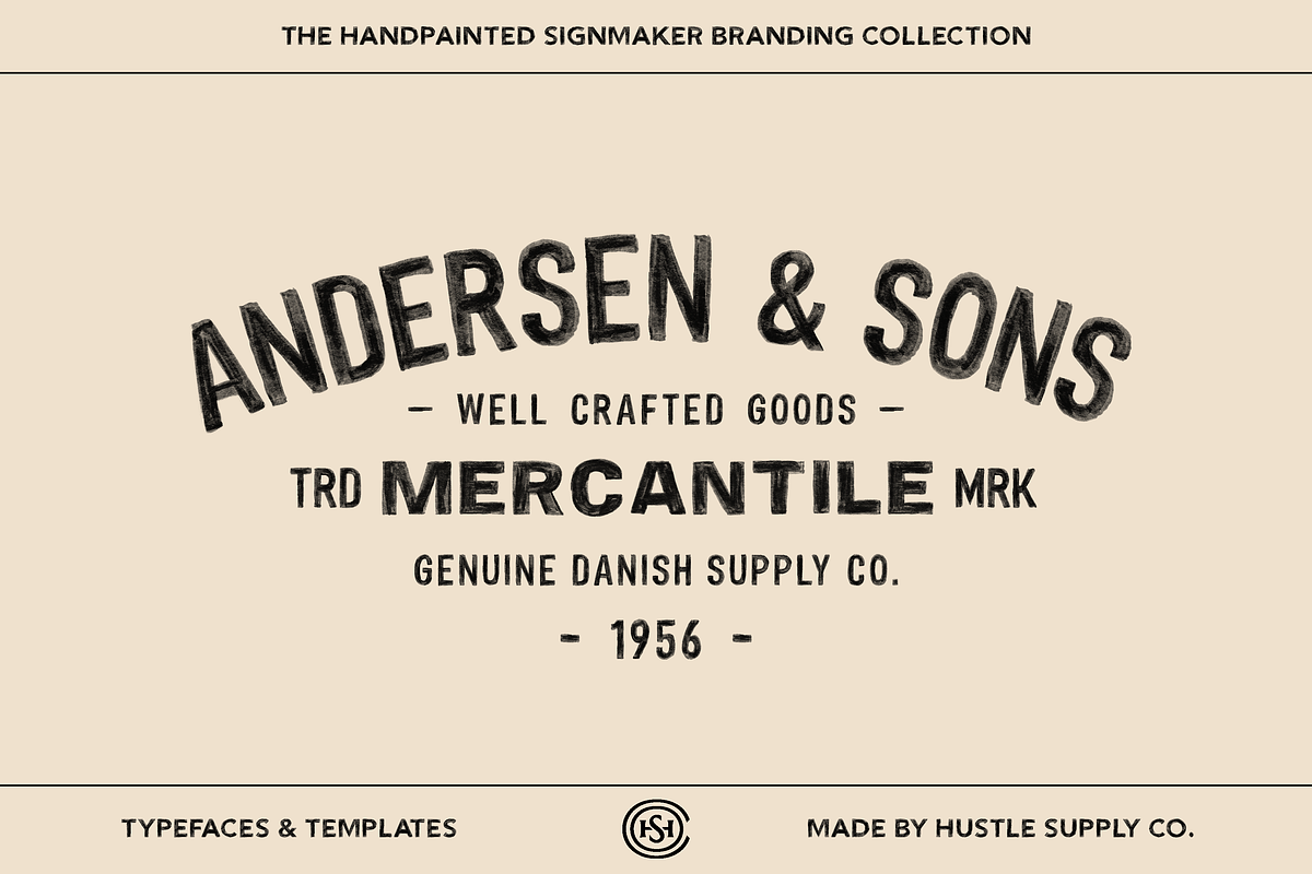 The Handpainted Signmaker Collection, a Handwritten Font by Hustle Supply Co. (Photo 10 of 16)