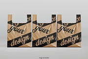 Brown Plastic bag mokcup bundles, a Packaging Mockup by Ambo Ampeng (Thumbnail 14 of 19)
