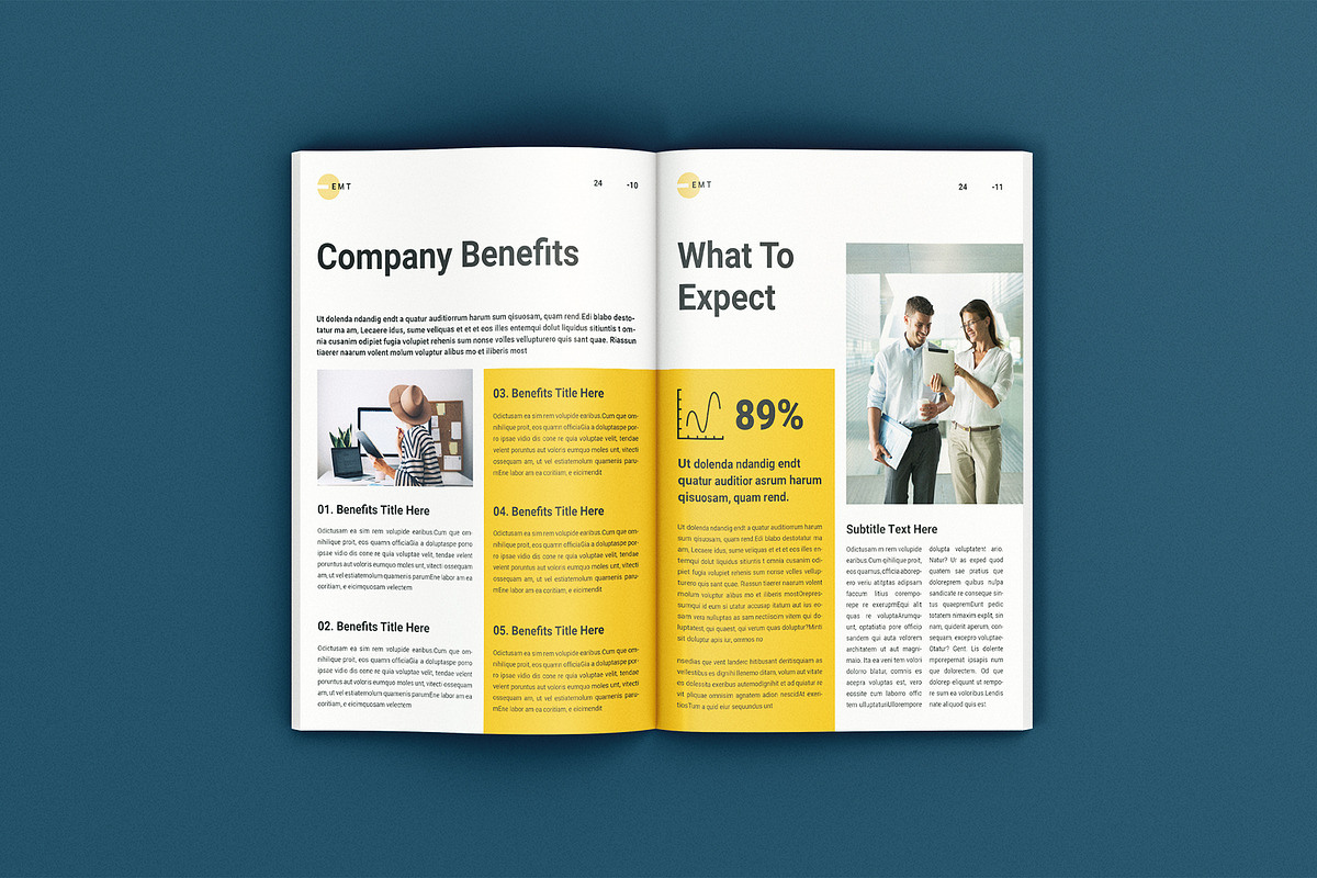 The Employee Handbook Template, a Brochure Template by ArtisanaAura (Photo 6 of 14)