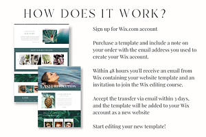 Lash Tech Wix Website Template