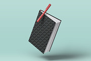 Black seamless geometric 3d textures, a Pattern Graphic by ExpressShop (Thumbnail 2 of 5)