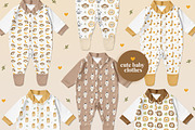 Baby Animals Clipart & Patterns, an Animal Illustration by JT_Design_Art (Thumbnail 6 of 10)