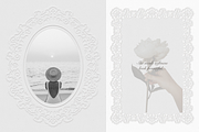 Vintage Lace Embossed Frames, an Object Graphic by Yana Lesiuk (Thumbnail 2 of 10)