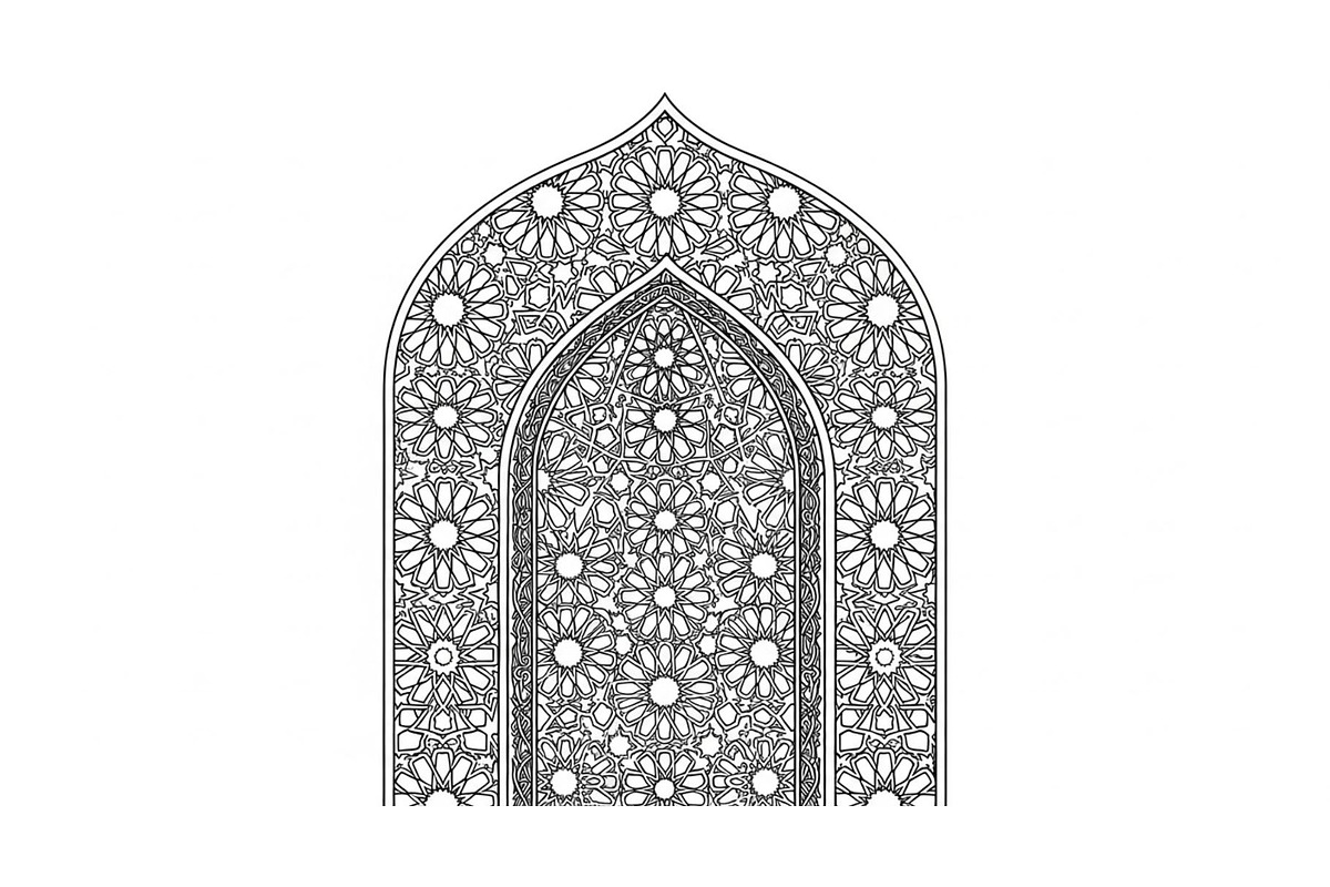 Islamic Arch Window Mandala Bundle, an Illustration by Artivon (Photo 17 of 45)