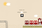 Kids cute railway collection, an Illustration by DigARTbyHavroshka (Thumbnail 9 of 9)