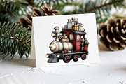 Whimsical Christmas Clipart Bundle, a Seasonal Illustration by Canvas Craft (Thumbnail 7 of 10)