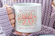 Valentine's Day Heart Coquette Bow, an Illustration by CraftArtStudio (Thumbnail 3 of 4)