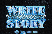 Frozen Ice Winter Text Effect, a Layer Style Add-On by Matsero (Thumbnail 1 of 4)