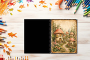 Fantasy Forest Junk Journal Pages, a Background Graphic by LA Design (Thumbnail 8 of 10)