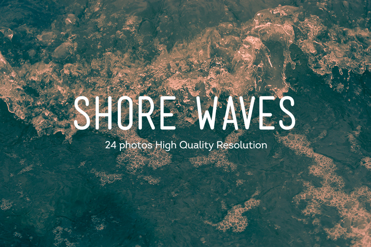 24 Shore Waves Photos HQ | V3, a Texture Graphic by Zoomin Istanbul (Photo 1 of 5)