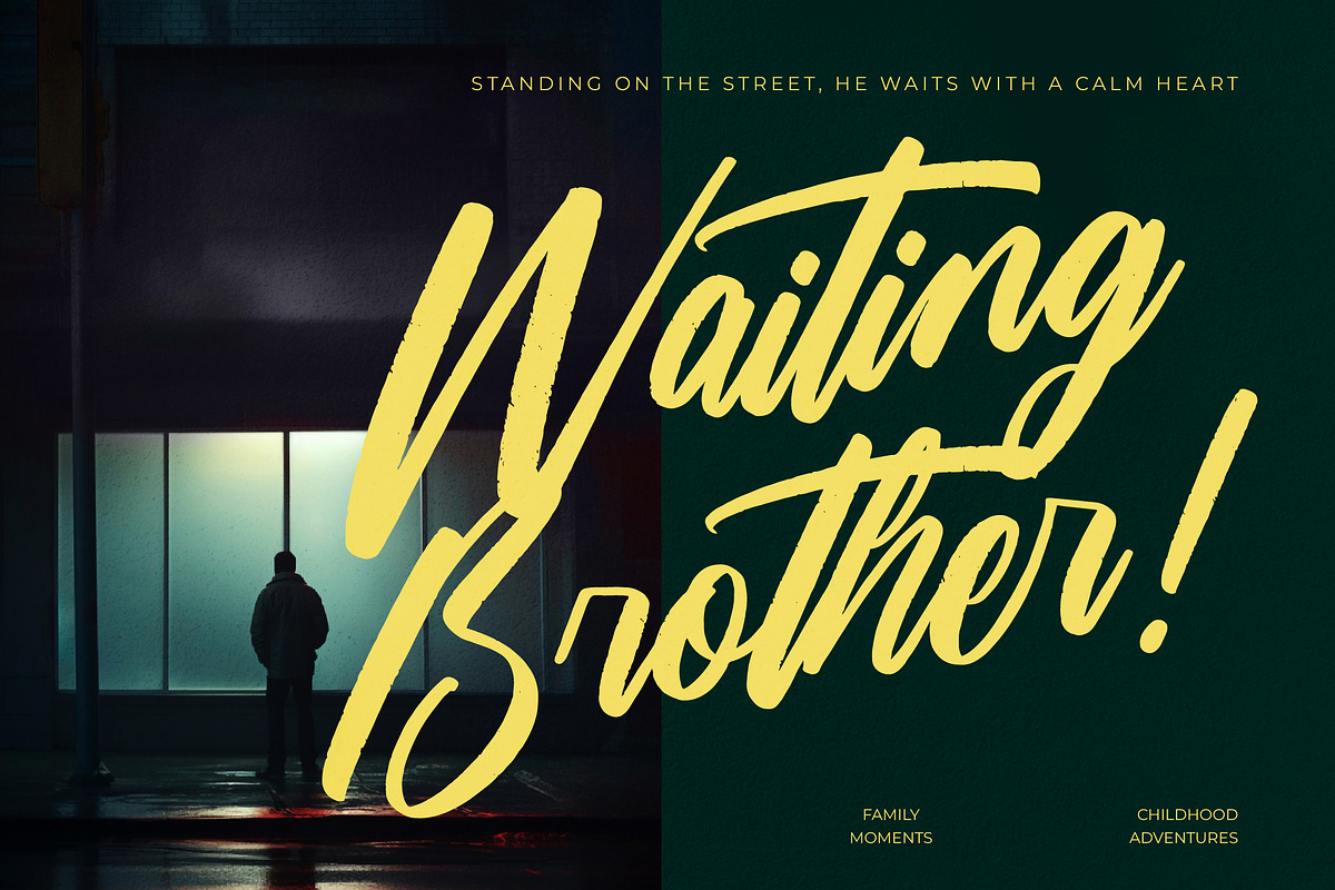 Ciaters Gangster Brush Handwritten, a Script Font by Letterena Studios Script (Photo 7 of 15)