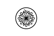 50 Geometric Mandala Vector Bundle, an Illustration by Designs_River (Thumbnail 49 of 51)