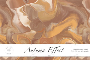 Abstract Autumn Surface Pattern, a Pattern Graphic by Quinn Lane Designs