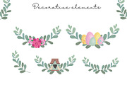 Easter cute bunny clipart, an Animal Illustration by SleptArt (Thumbnail 5 of 8)