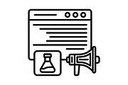 Test Tube Line Icon, an Outline Icon by Pexelpy (Thumbnail 2 of 2)