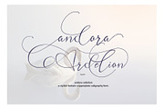 Andora Ardelion - copperplate font, a Script Font by Gittype (Thumbnail 1 of 11)