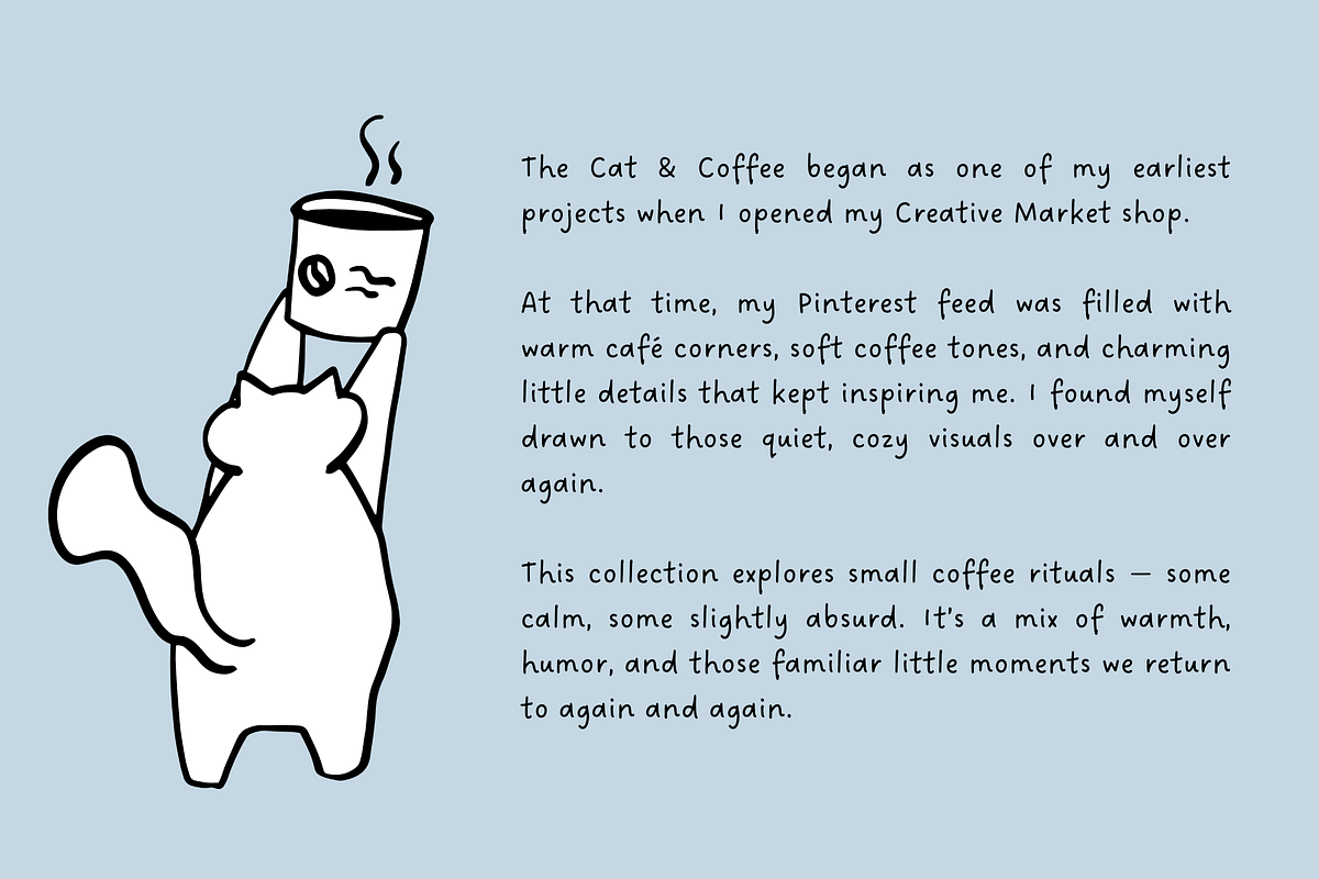 The Cat and Coffee Signature, a Food Illustration by The Journey Atelier (Photo 4 of 15)
