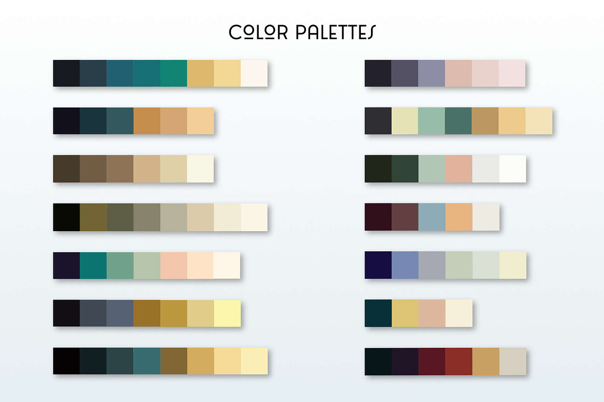 Art Deco Gradients & Color Palettes, a Palette Add-On by The Artifex Forge (Photo 7 of 7)