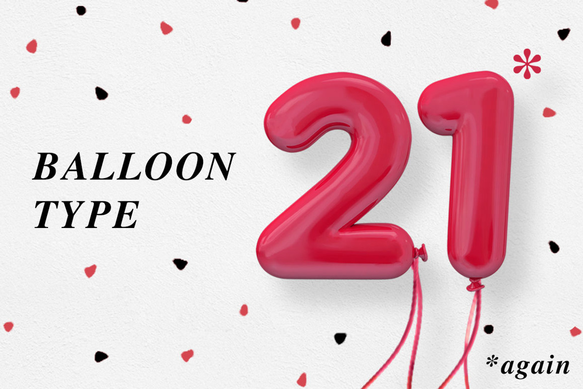 Balloon Type, an Object Graphic by Design Assets (Photo 1 of 11)