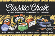 Classic Chalk - Brushes + Patterns, a Brush Add-On by The Artifex Forge (Thumbnail 1 of 6)