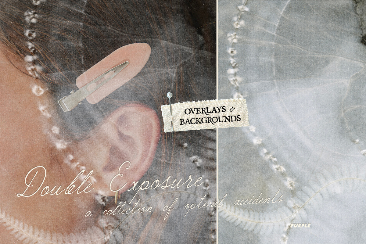 Double Exposure Overlays Backgrounds, a Texture Graphic by Purple (Photo 6 of 12)