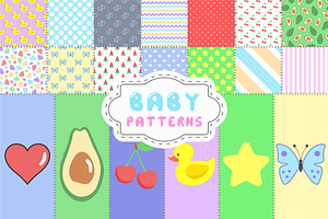 Color prints seamless cute patterns, a Pattern Graphic by ExpressShop