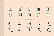 Blossom Sakura | Japanese Brush, a Script Font by Denustudios (Thumbnail 12 of 14)