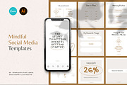 CANVA Mindful Social Media Templates, a Social Media Template by AndrewPixel (Thumbnail 1 of 11)