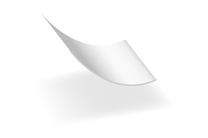 Blank payment check and receipts, a Technology Illustration by the8monkey