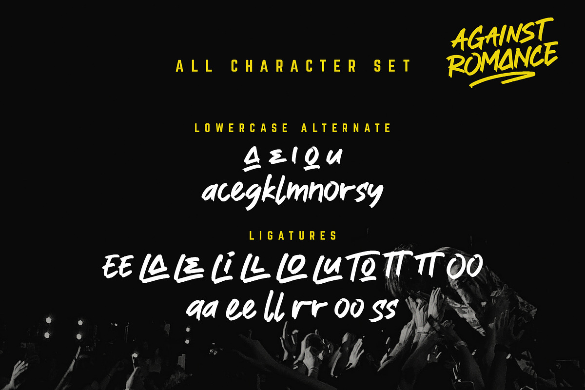 Against Romance Brush Font, a Handwritten Font by Signatoro (Photo 10 of 12)