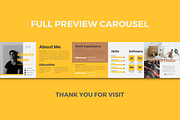 Professional cv resume online, a Social Media Template by rivatxfz (Thumbnail 3 of 4)