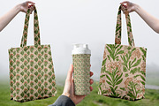 Quaint Wildflower Folk Art Patterns, a Pattern Graphic by one-touch (Thumbnail 3 of 9)
