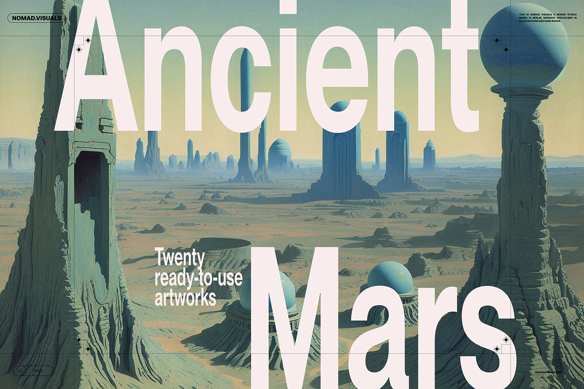 Ancient Mars Illustrations, a Background Graphic by Nomad Visuals (Photo 1 of 15)