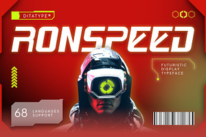 Ronspeed, a Symbol Font by Ditatype