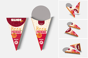 Slice Box Pizza Mockup, a Product Mockup by MrLetters
