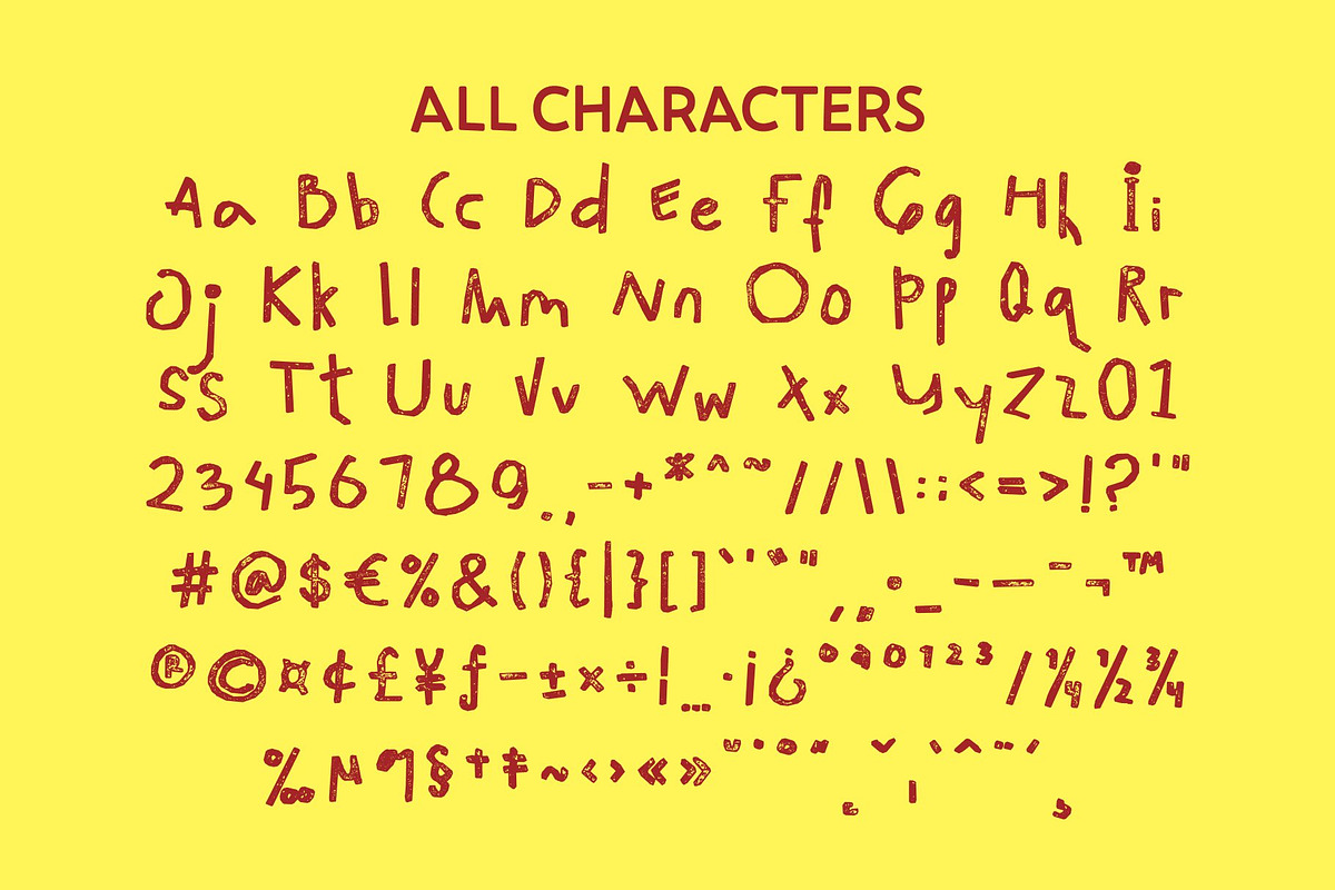 CS Miska Stamp, a Handwritten Font by Craft Supply Co. (Photo 8 of 8)