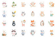 Watercolor Woodland New Year, an Illustration by Sublimation Artist (Thumbnail 2 of 6)