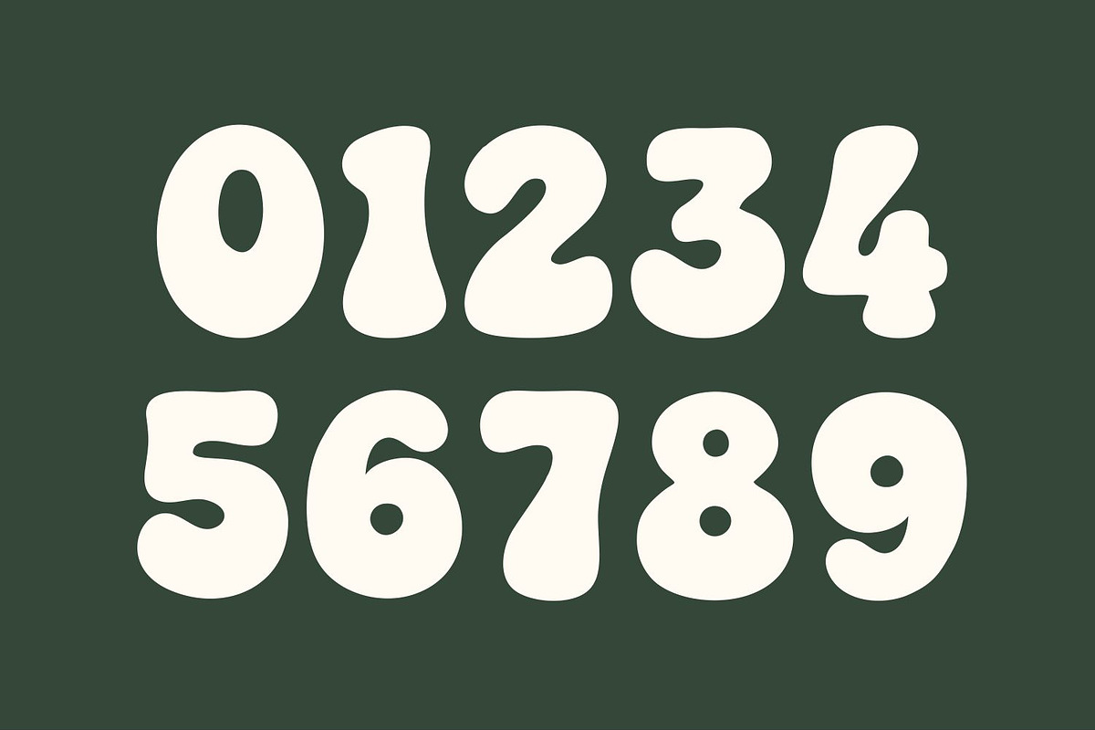 Bultik Retro Bubble Font for Groovy, a Slab Serif Font by WhymoreArt (Photo 7 of 12)