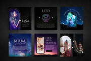 Galaxy Instagram Templates for Canva, a Social Media Template by DeeBeeDesign (Thumbnail 8 of 9)