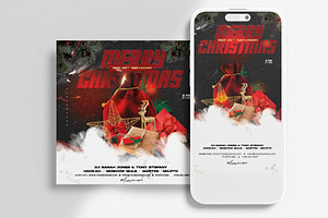 Xmas Party Instagram Banners, a Social Media Template by Ronita Shkodra