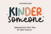 Kinder Someone, a Handwritten Font by SaktiAvellin (Thumbnail 1 of 9)